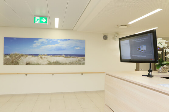 Blick in den Bereich der Strahlentherapie