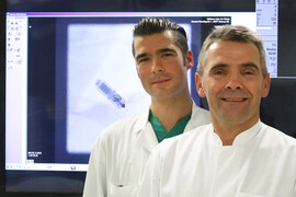 Foto von Oberarzt Dr. Fach und Chefarzt Prof. Hambrecht