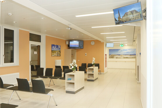 Wartebereich Strahlentherapie