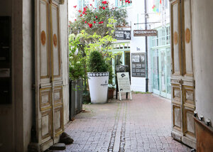 Ein typischer Hof im Viertel