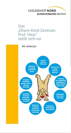 Bild vom Folder zum Leitbild des Elter-Kind-Zentrum
