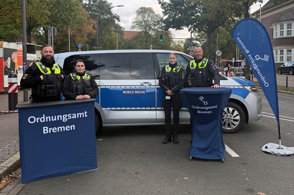 Das Ordnungsamt auf dem Freimarkt