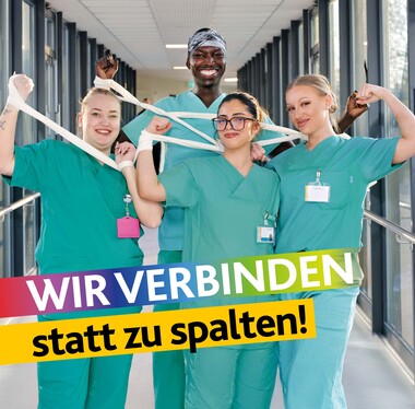 WIR VERBINDEN statt zu spalten!
