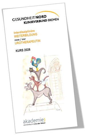 Zeichnung der Bremer Stadtmusikanten - der Hund trägt dabei eine Windel