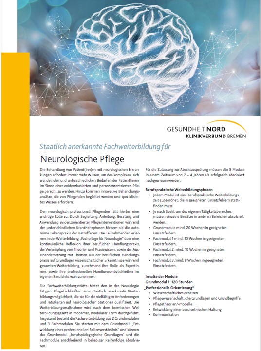 Foto vom Fortbildungsfolder